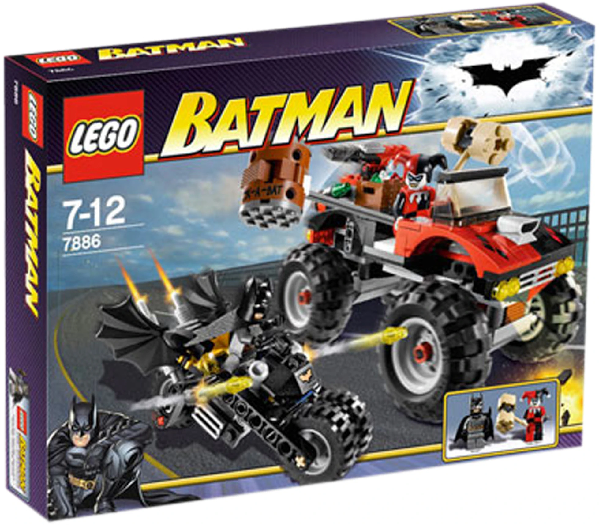 Vermenigvuldiging Onderverdelen Tegenwerken LEGO Batman The Batcycle: Harley Quinn's Hammer Truck Set 7886 - US