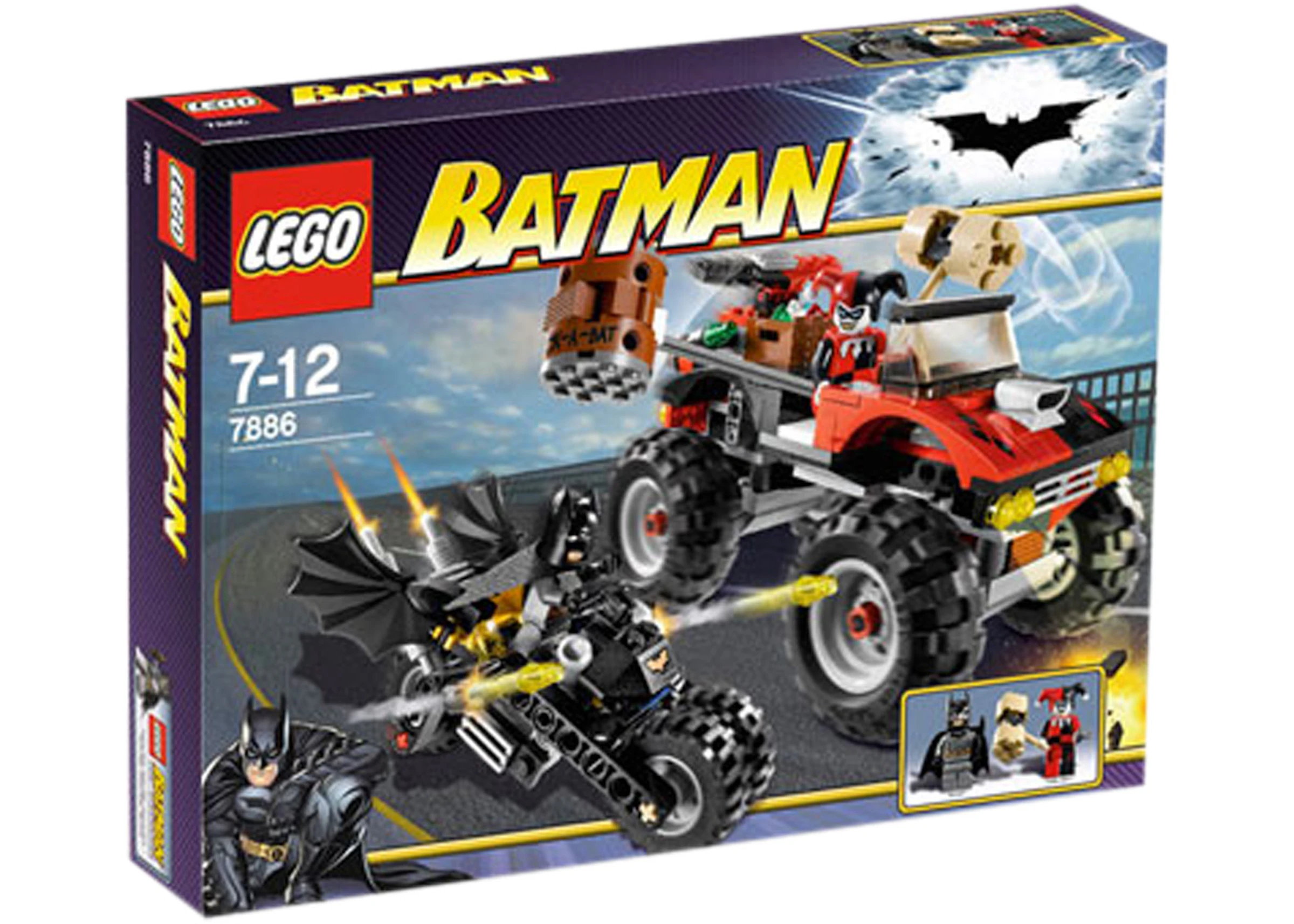 LEGO Batman The Batcycle: Harley Quinn's Hammer Truck Set 7886 - GB