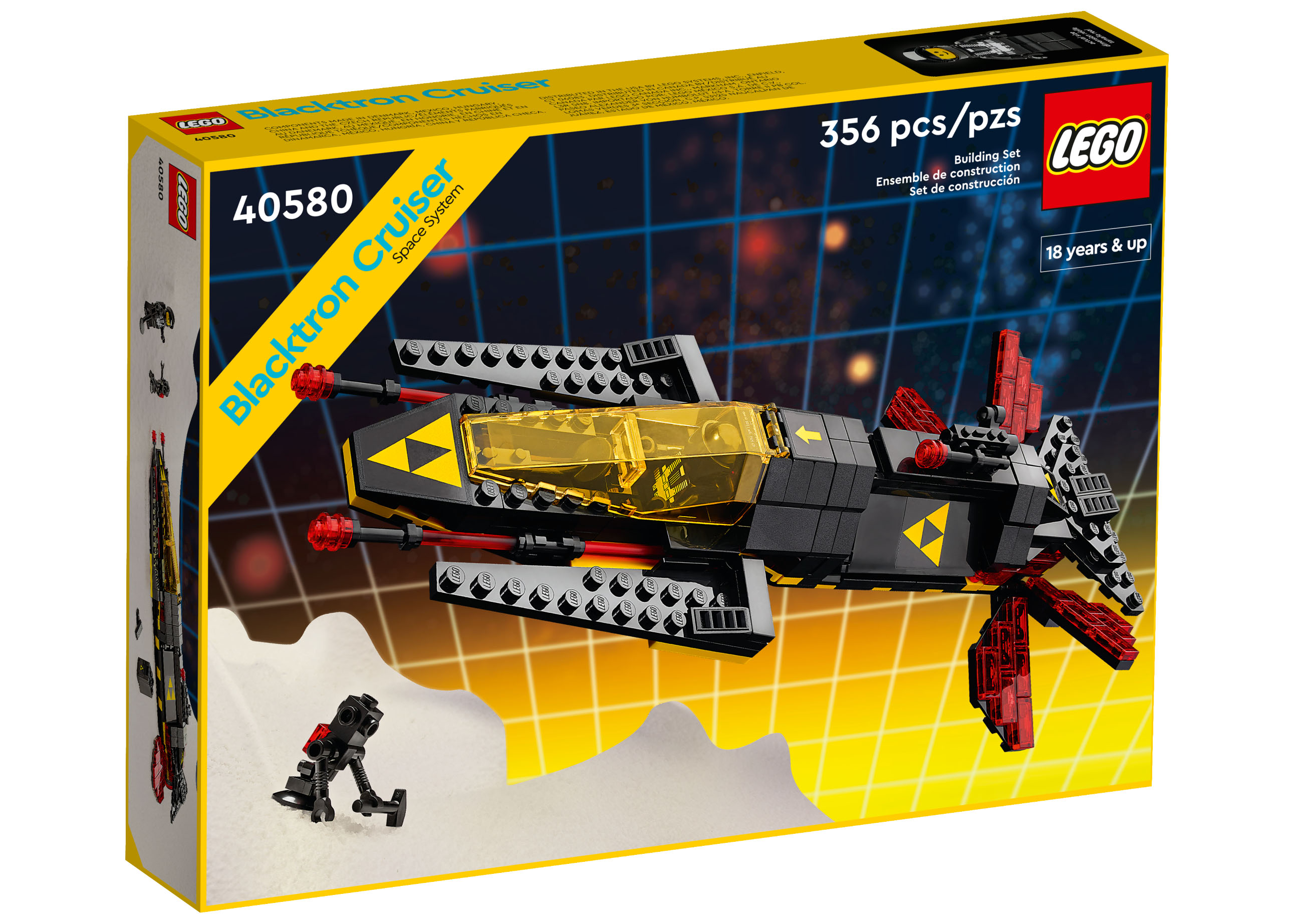 LEGO Blacktron Cruiser Space System Set 40580