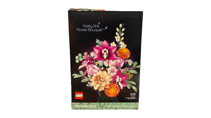 LEGO Botanical Collection Pretty Pink Flower Bouquet Set 10342 - US