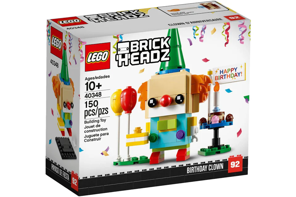 LEGO Brick Headz Birthday Clown Set 40348