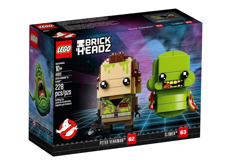 LEGO Brick Headz Ghostbusters Peter Venkman & Slimer Set 41622