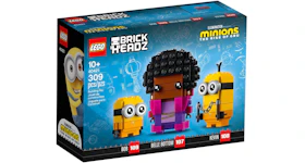 LEGO Brick Headz Minions: Rise of Gru Bob, Kevin & Belle Bottom Set 40421