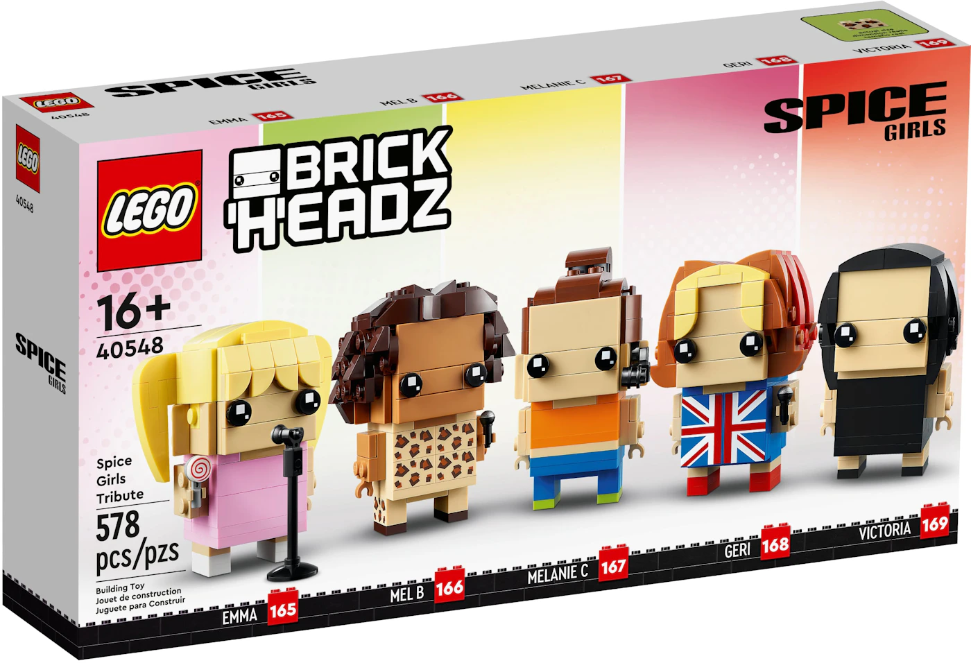 Anmelder sagging Og så videre LEGO Brick Headz Spice Girls Set 40548 - US