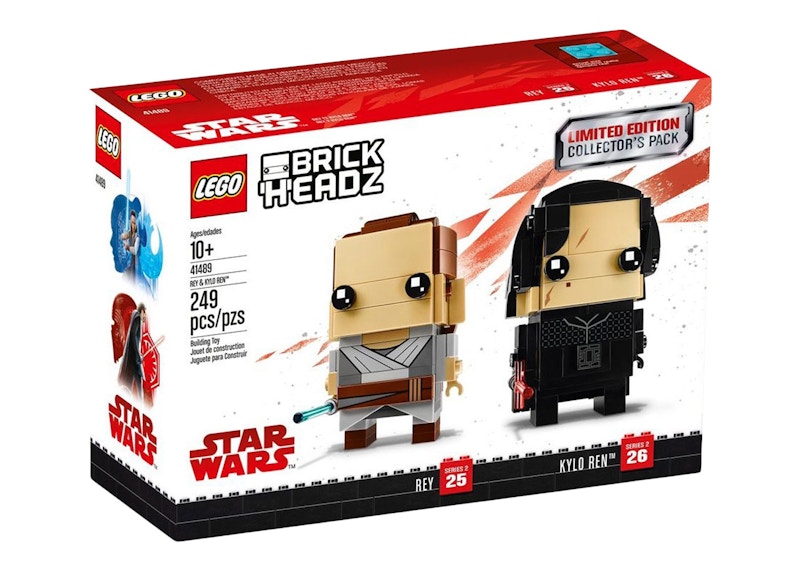 LEGO Brick Headz Star Wars Rey Kylo Ren Set 41489 US