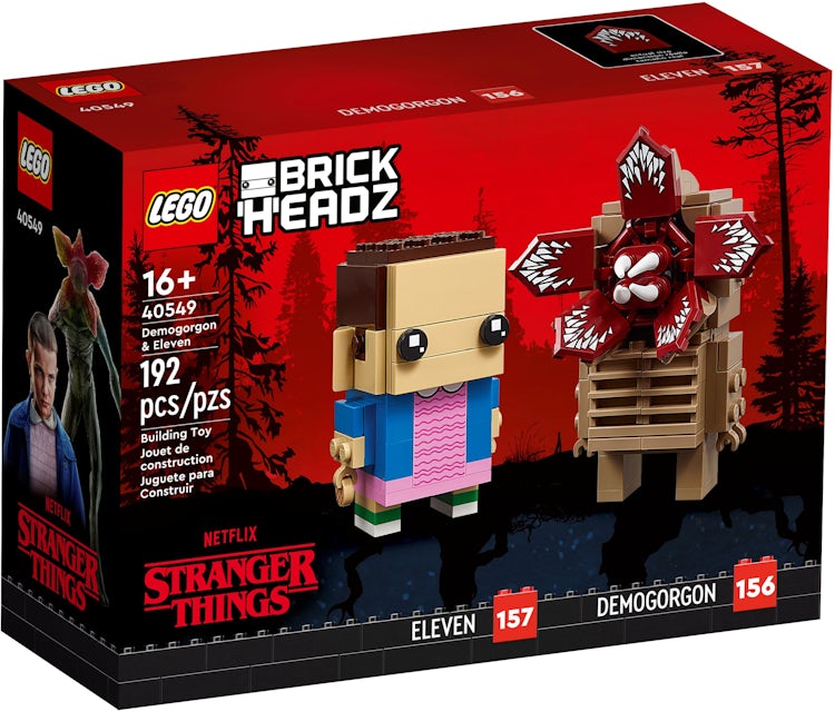 LEGO Brick Headz Stranger Things Demogorgon & Eleven Set 40549 - IT