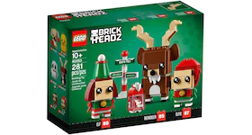 LEGO BrickHeadz Christmas Reindeer, Elf, and Elfie Set 40353