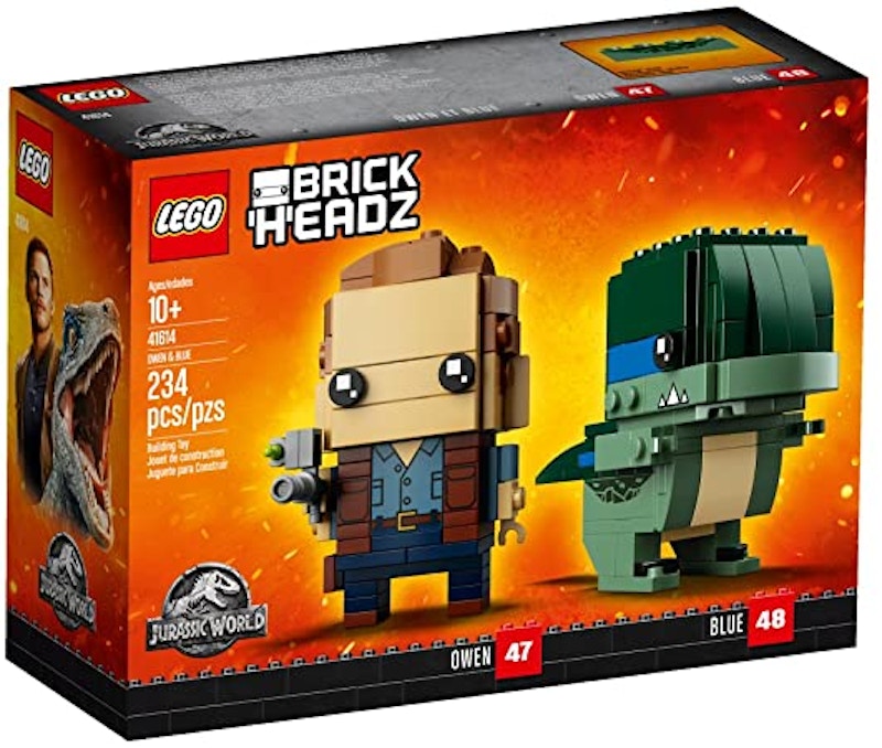 LEGO BrickHeadz Jurassic World Owen Blue Set 41614 US