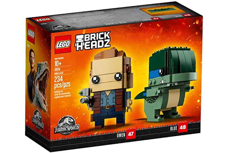 LEGO BrickHeadz Jurassic World Owen & Blue Set 41614
