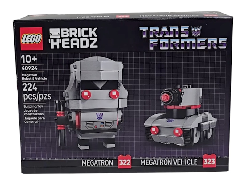 LEGO BrickHeadz Megatron Robot & Vehicle Set #40924