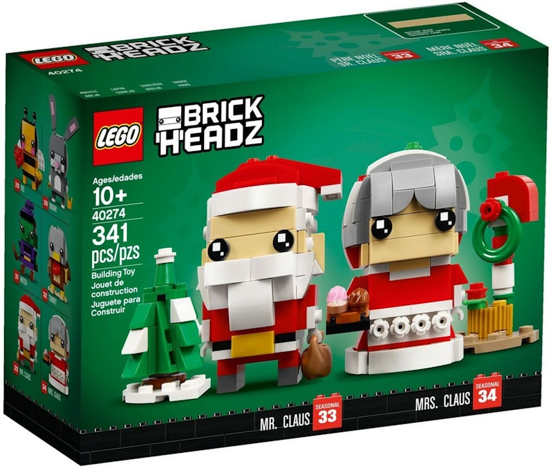 Mr & mrs claus brickheadz new arrivals