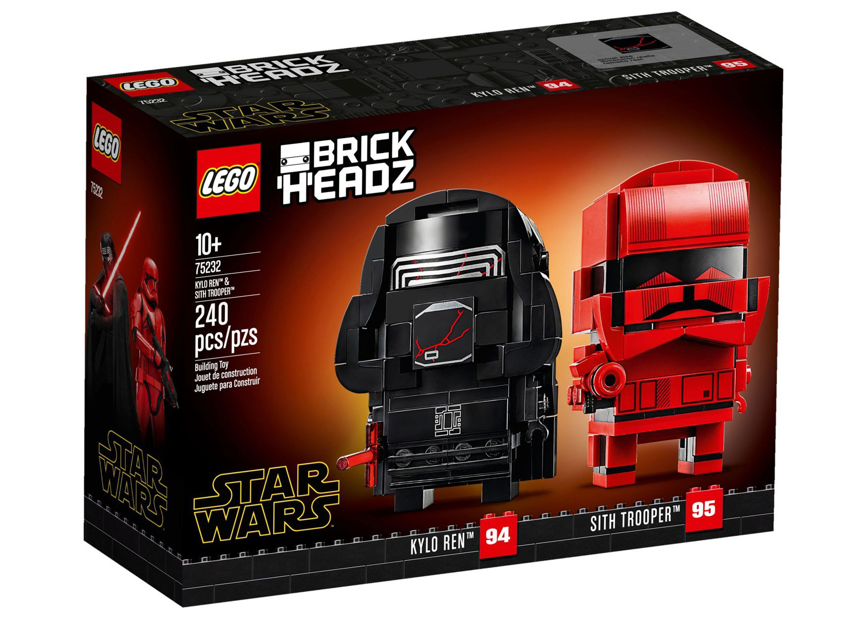 LEGO BrickHeadz Star Wars Kylo Ren & Sith Trooper Set 75232 - US