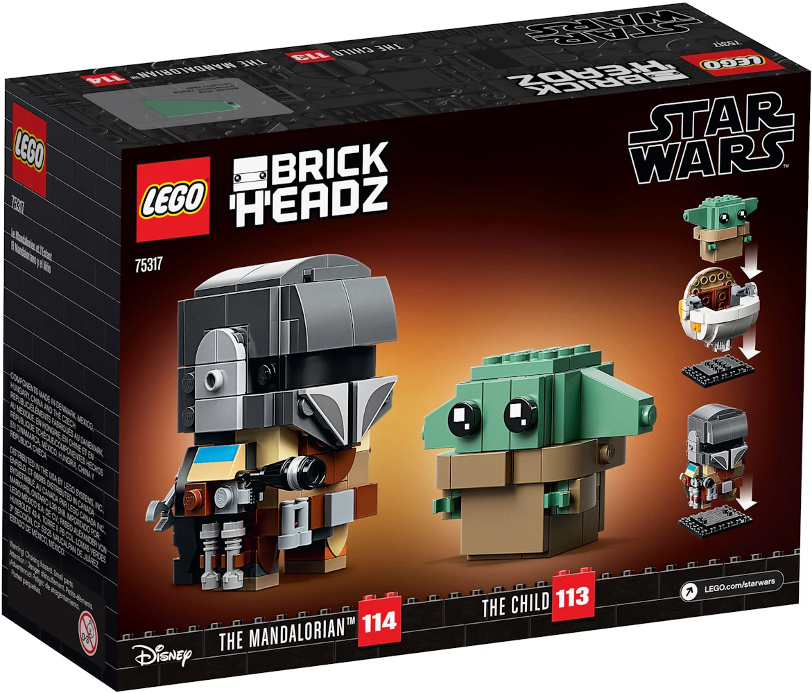 LEGO BrickHeadz Wars The Mandalorian & The Child Set 75317 - US
