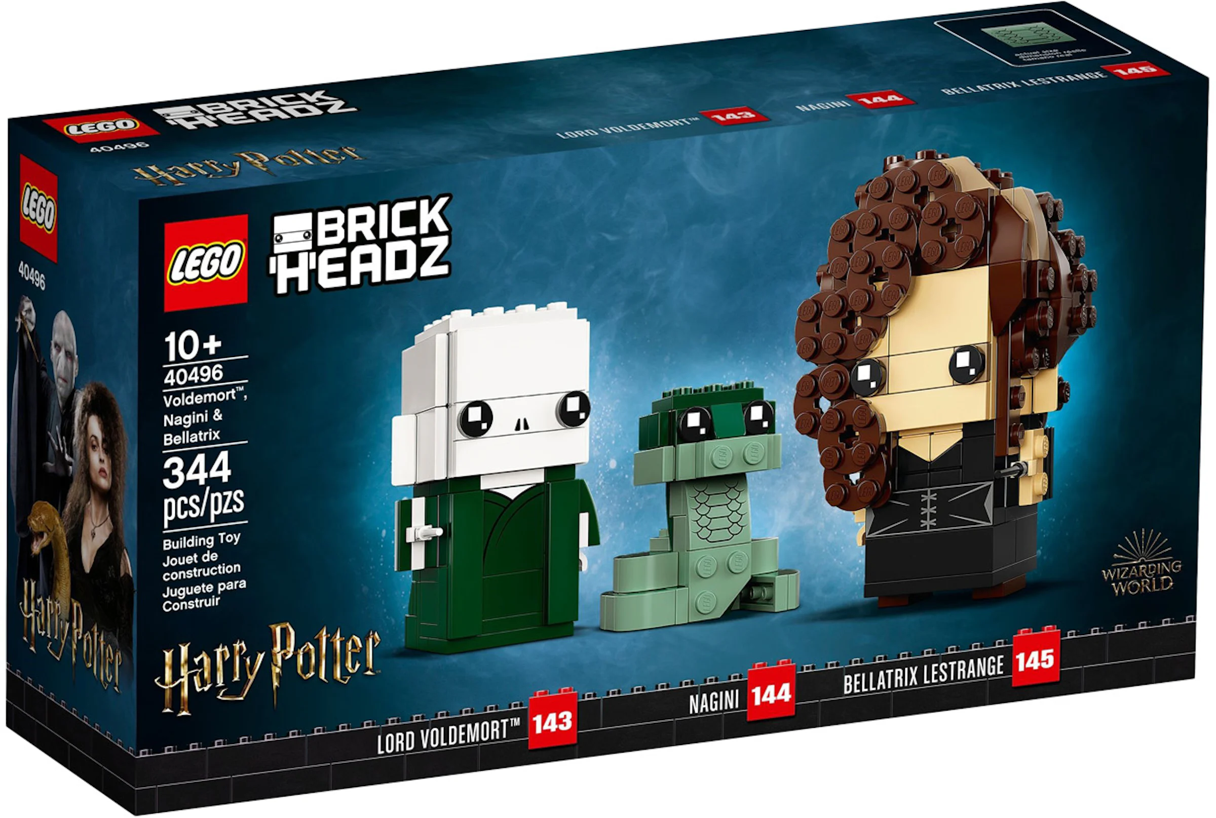 LEGO BrickHeadz Voldemort, Nagini & Bellatrix Set 40496 - US