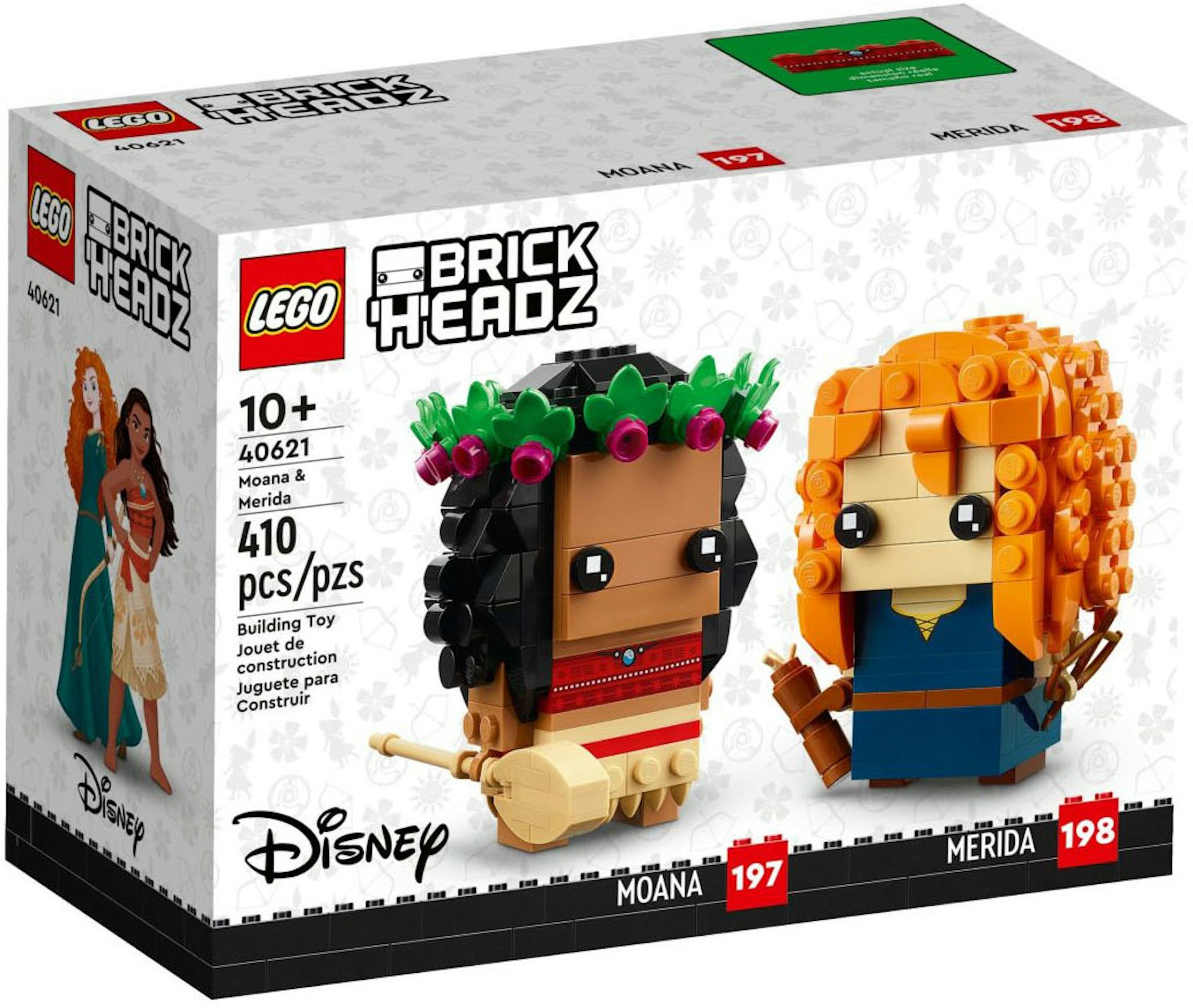 Beskatning afhængige rent LEGO Brickheadz Disney Moana & Merida Set 40621 - US