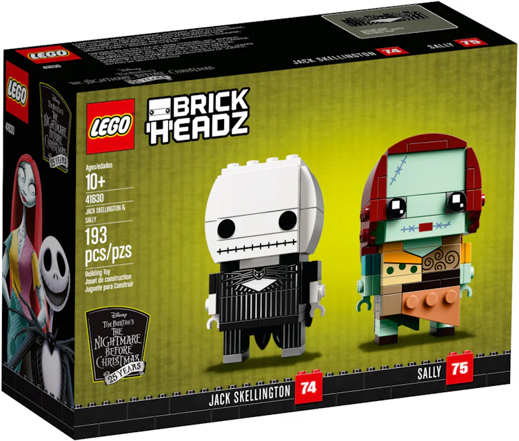 74 & 75 - Jack Skellington & Sally - LEGO BrickHeadz set 41630