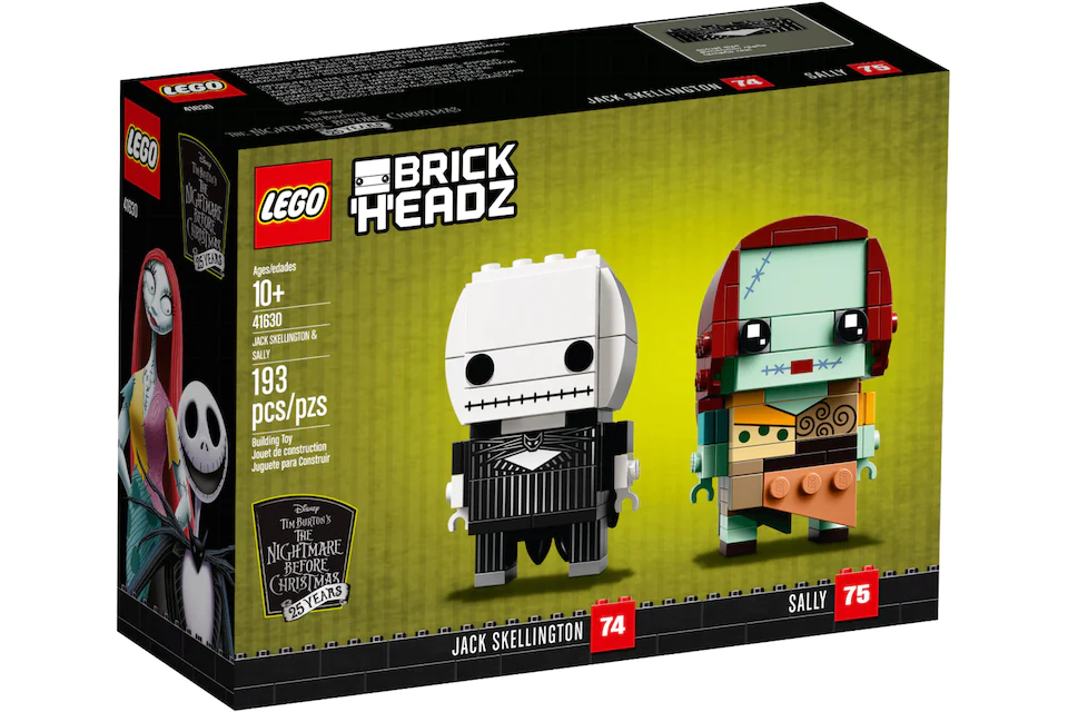 LEGO Brick Headz Jack Skellington & Sally Set 41630