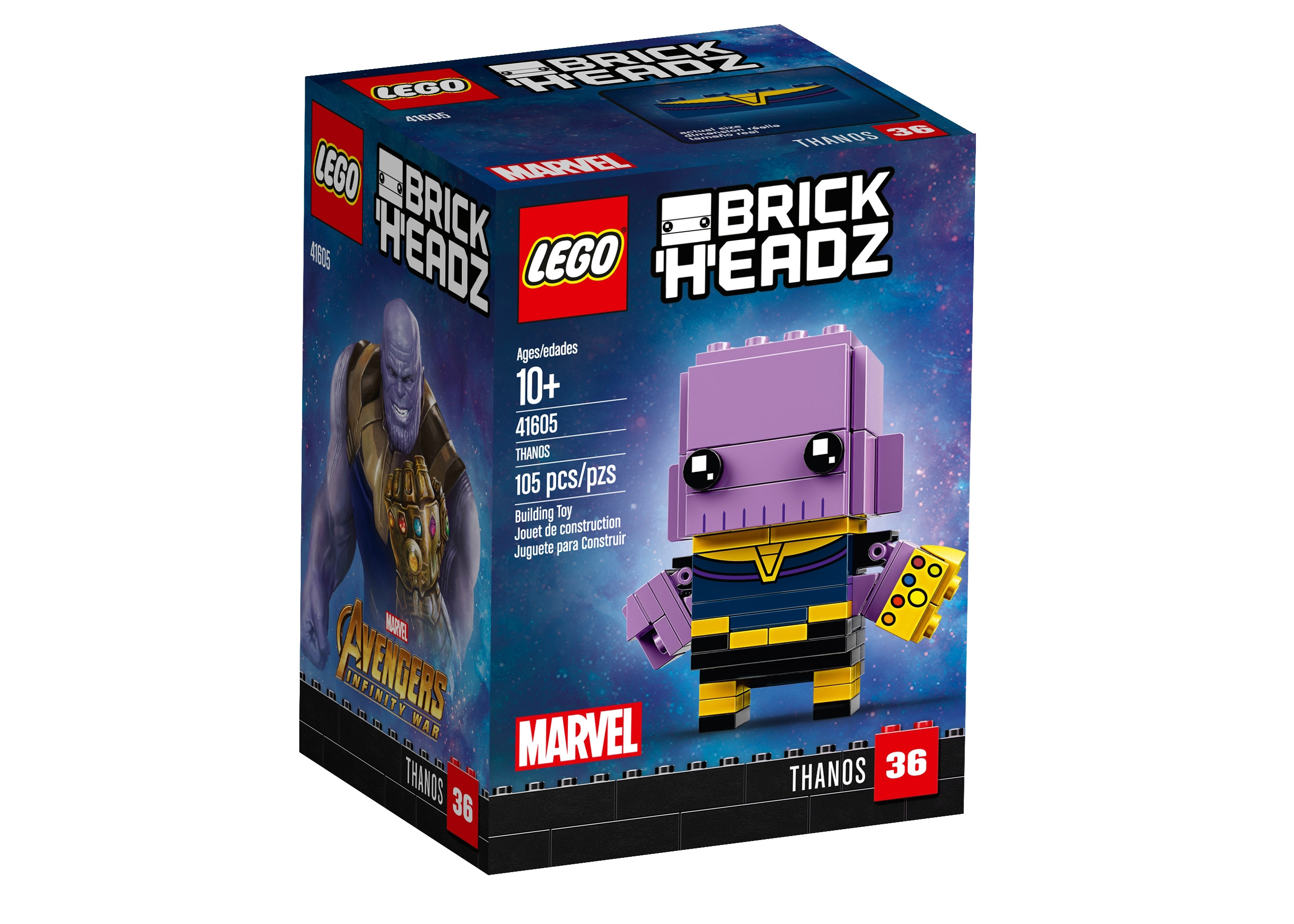 LEGO Brickheadz Marvel Thanos Set 41605 - US