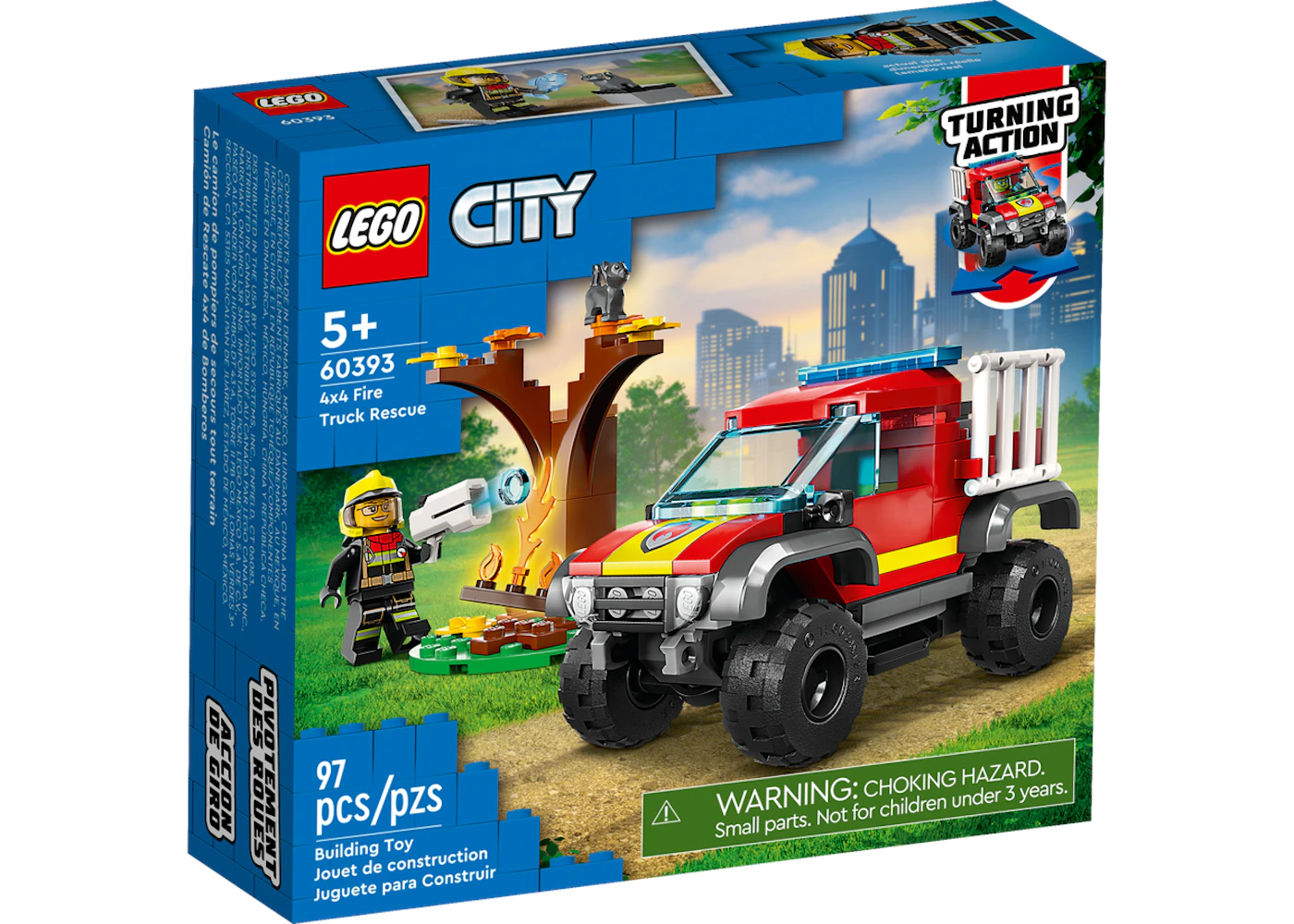 Lego city discount fire car