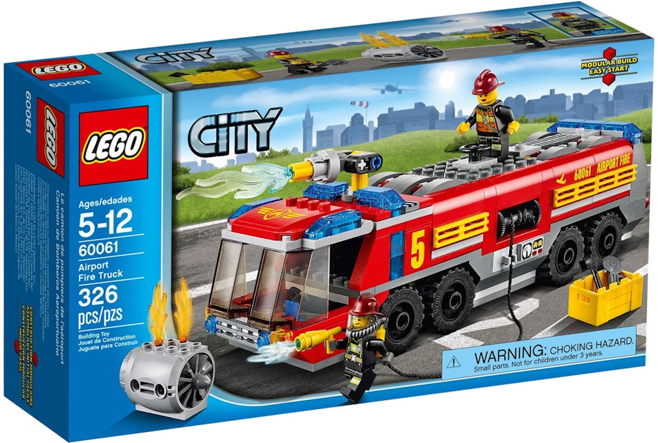 LEGO City Airport Fire Truck Set 60061