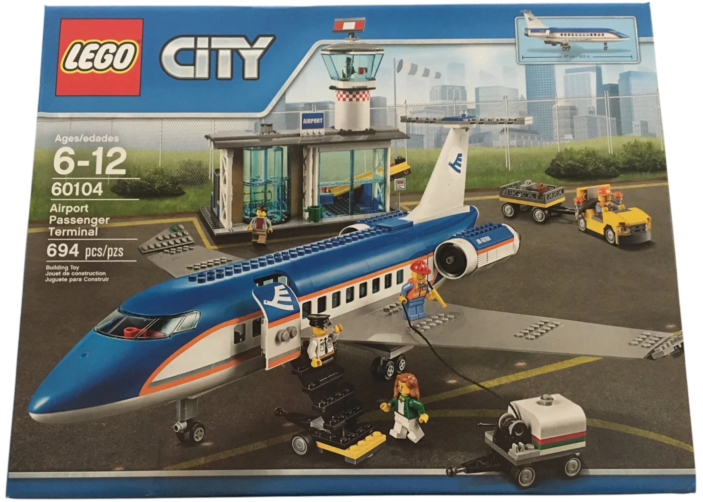 LEGO City Airport Passenger Terminal Set 60104 US