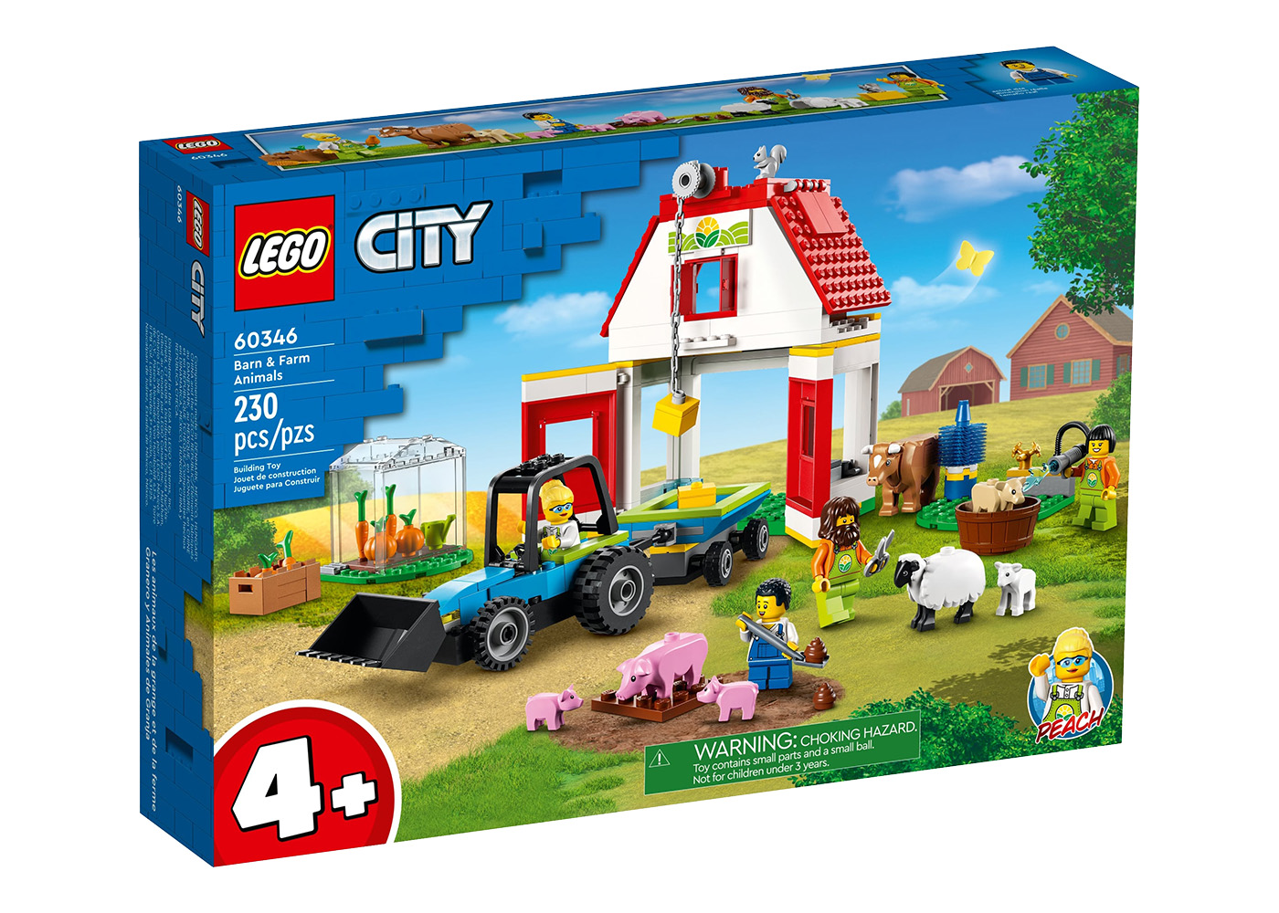 LEGO City Barn and Farm Animals Set 60346 - JP