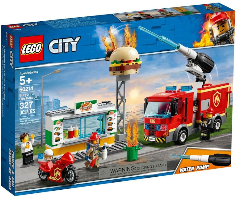 Jouet de construction LEGO et City Fire Station 60320, ensemble de