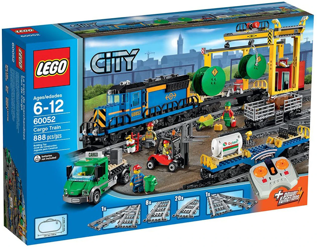 LEGO City Trains Cargo Train Set Block Building Toy 60198 From Japan New