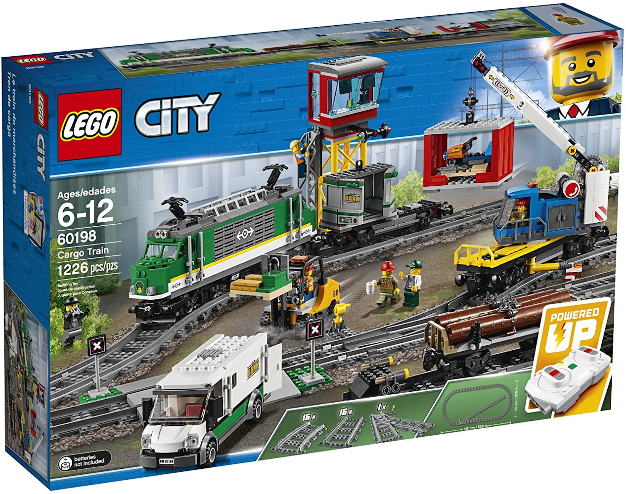 Les rails du train Lego