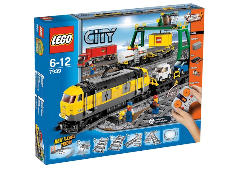 Lego city best sale red cargo train