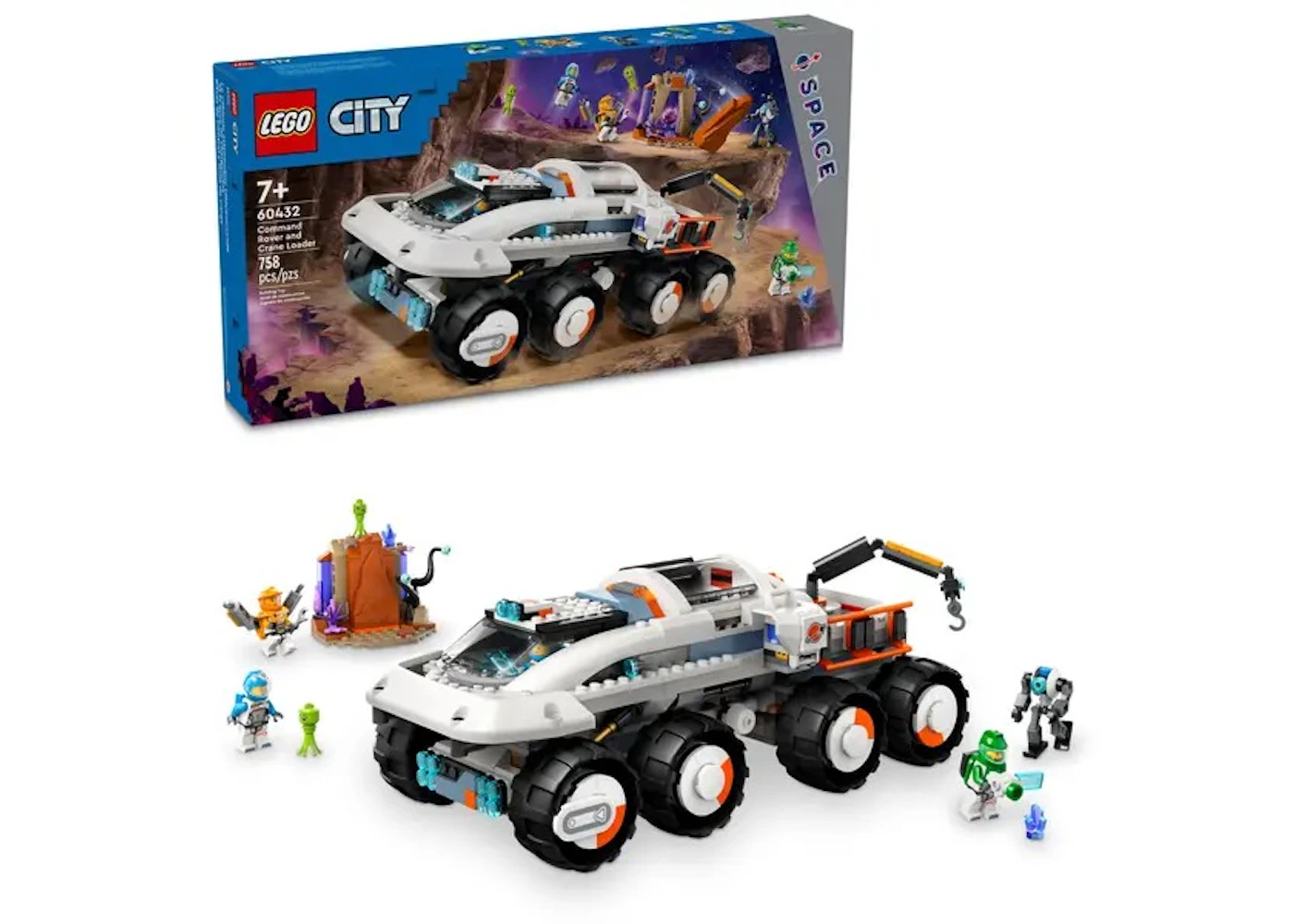 LEGO City Command Rover and Crane Loader Set 60432 - US