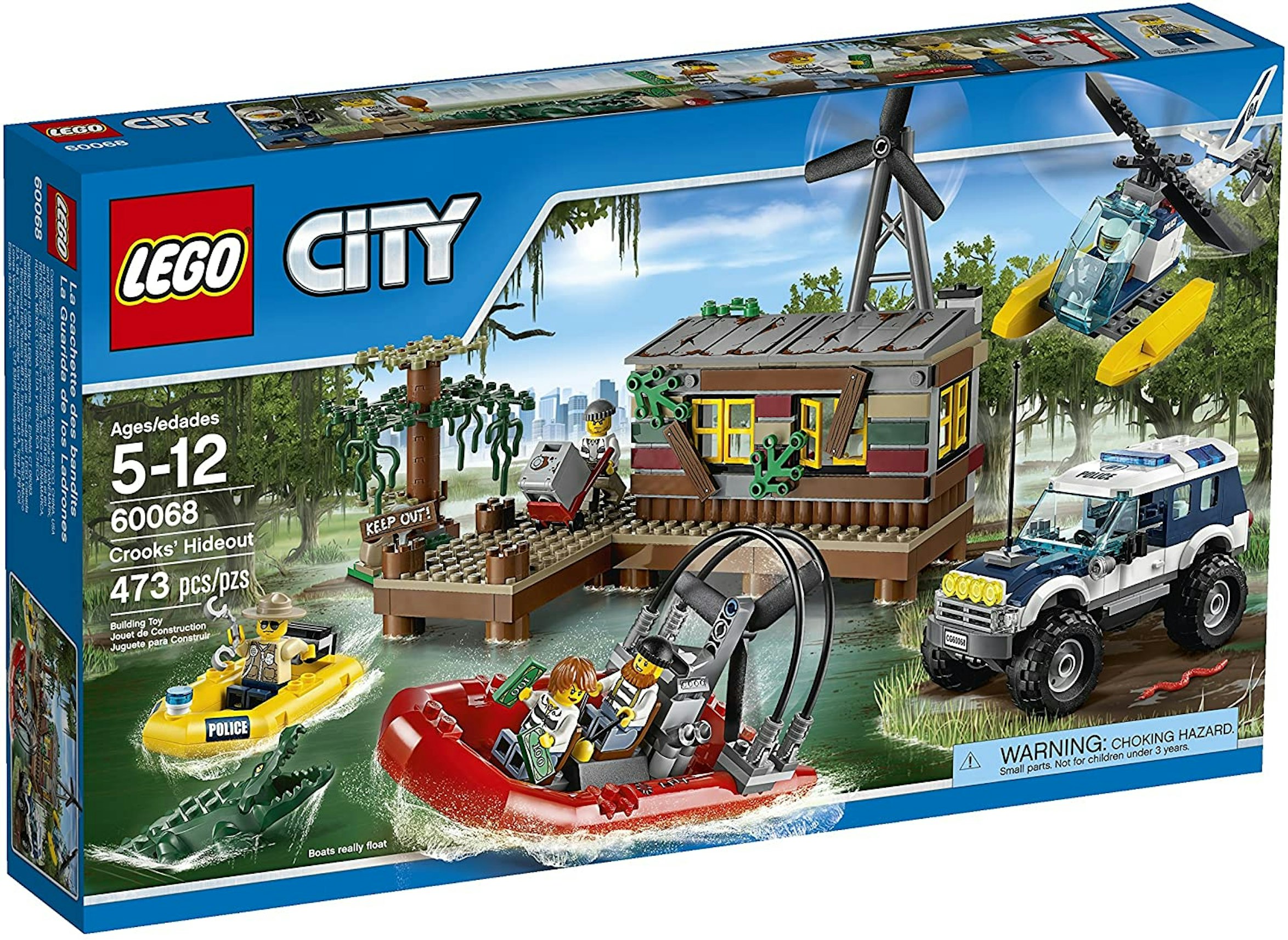Et hundrede år løg hylde LEGO City Crook's Hideout Set 60068 - US