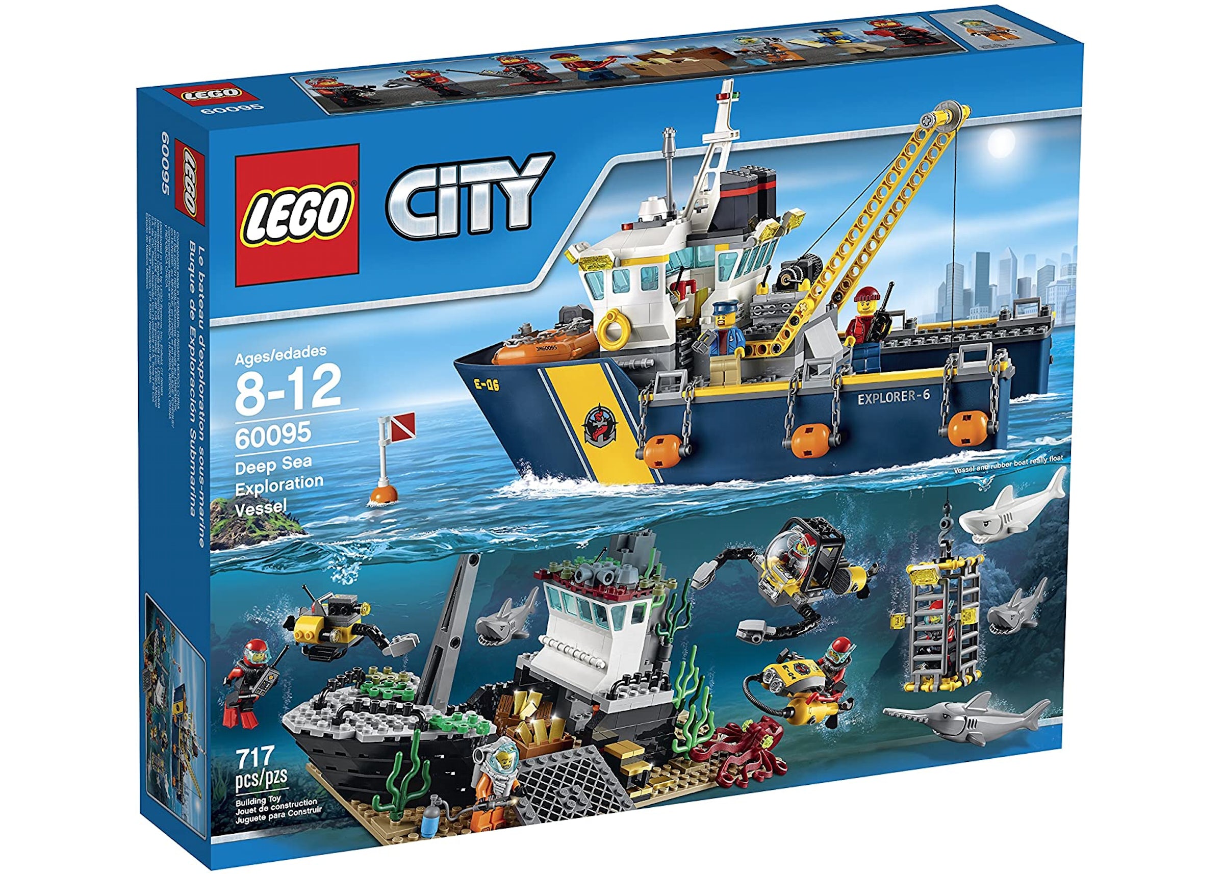 Æble krave Tentacle LEGO City Deep Sea Exploration Vessel Set 60095 - US