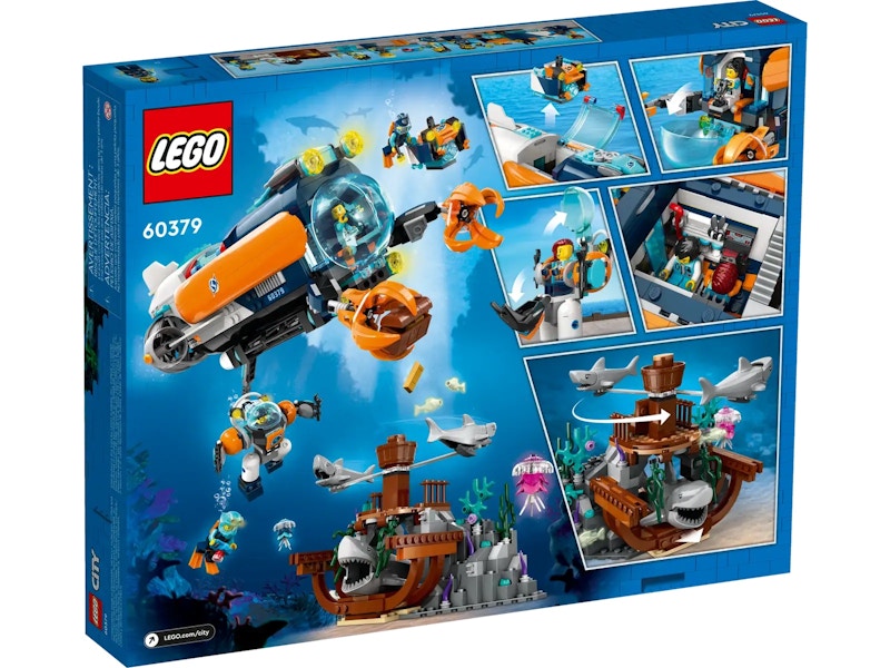 LEGO City Deep Sea Explorer Submarine Set 60379 US