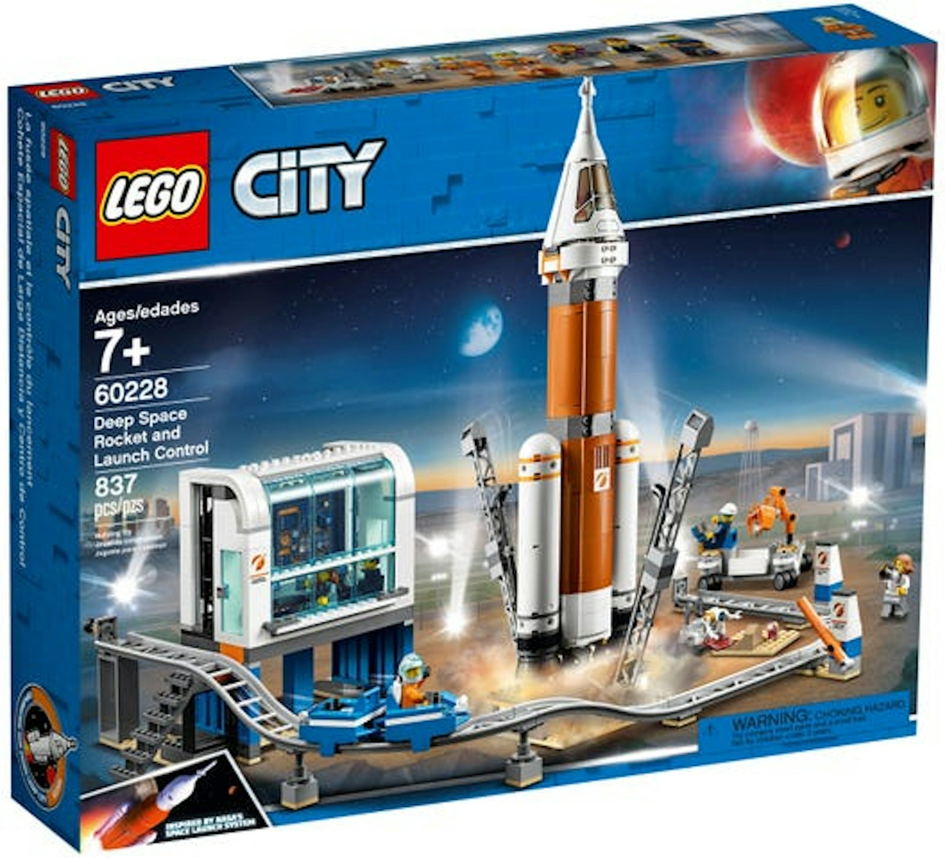 LEGO City Deep Space Rocket and Set 60228
