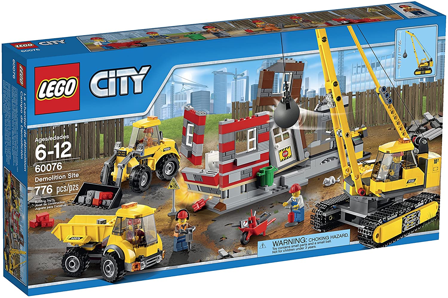 LEGO City Demolition Sit Set 60076