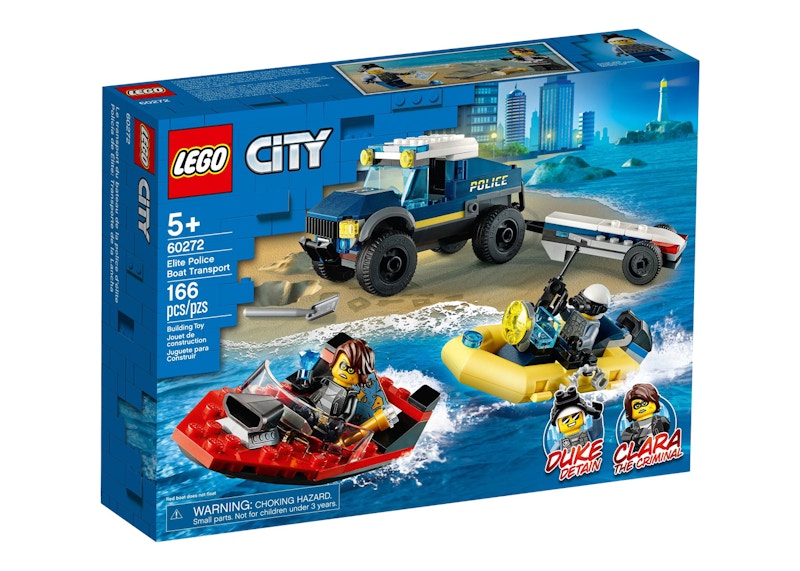 LEGO City Elite Police Boat Transport Set 60272