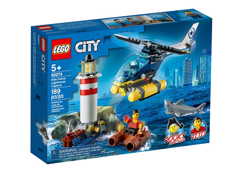 LEGO City Elite Police Lighthouse Capture Set 60274 US