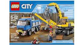 LEGO City Excavator and Truck Set 60075