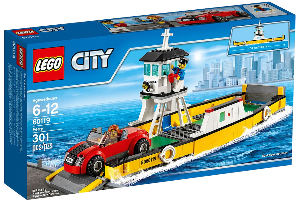 butiksindehaveren Fancy Mart LEGO City Ferry Set 60119 - US