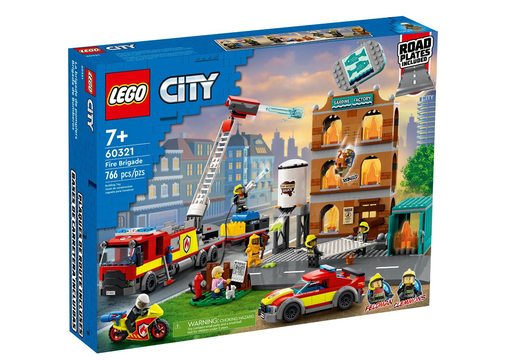 LEGO City Fire Station and Fire Truck Set 60375 - TW