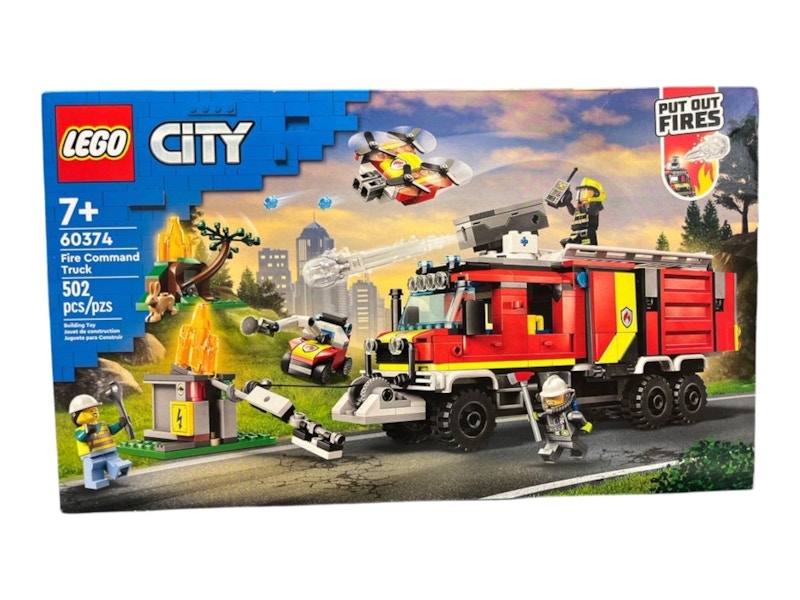 LEGO City Fire Command Truck Set 60374 US
