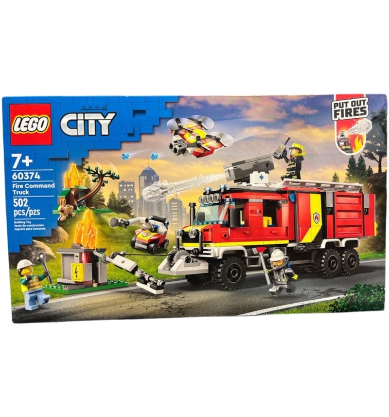 LEGO City Fire Command Truck Set 60374 US - Main Image
