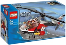 LEGO City 7206 pas cher, L'hélicoptère des pompiers