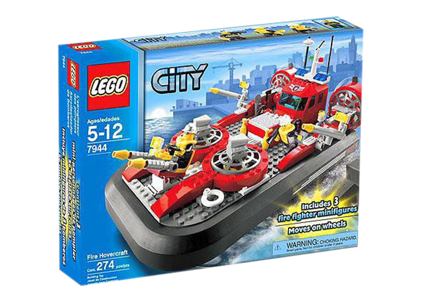 LEGO City Fire Hovercraft Set 7944