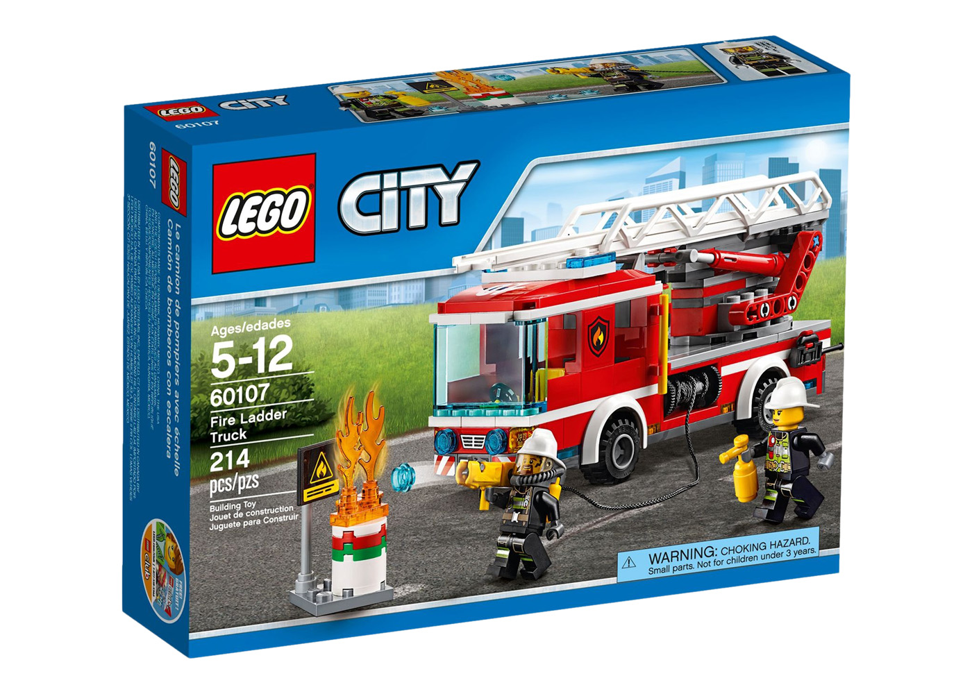 LEGO City Fire Ladder Truck Set 60107 - JP