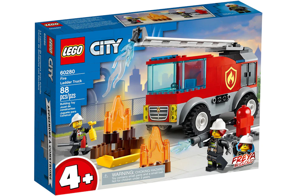 LEGO City Fire Ladder Truck Set 60280