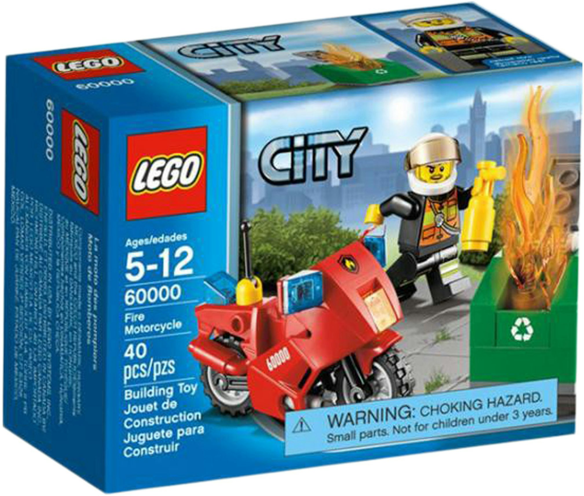 LEGO City Fire Motorcycle Set 60000 - US