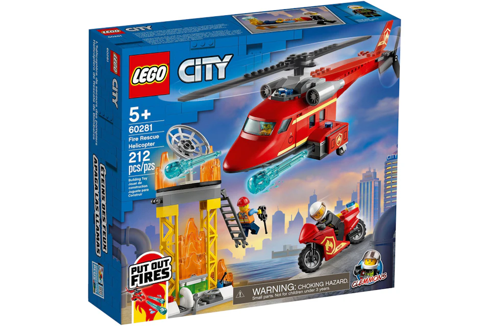 LEGO City Fire Rescue Helicopter Set 60281