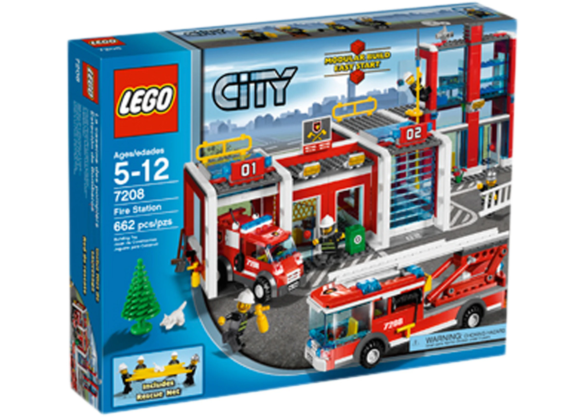 ekstremister bekræfte Glæd dig LEGO City Fire Station Set 7208 - US